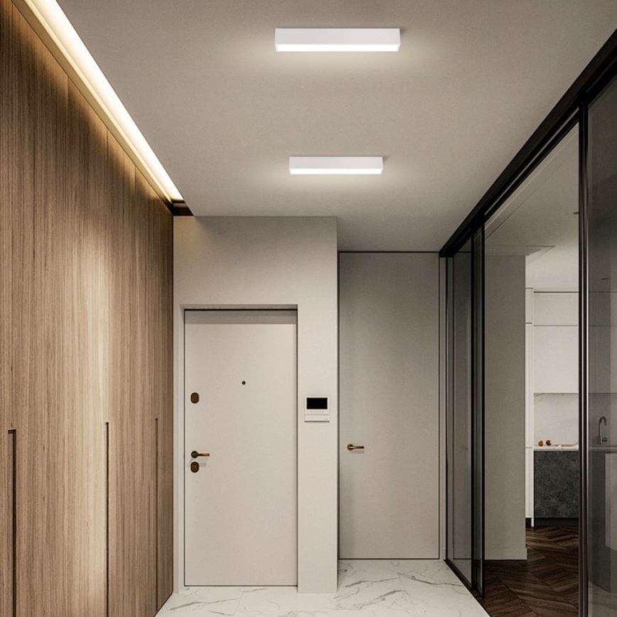 Immax NEO 07257L - Plafonnier à intensité variable NEO LITE LUNGO LED/20W/230V 3000-6000K Wi-Fi Tuya blanc + Télécommande