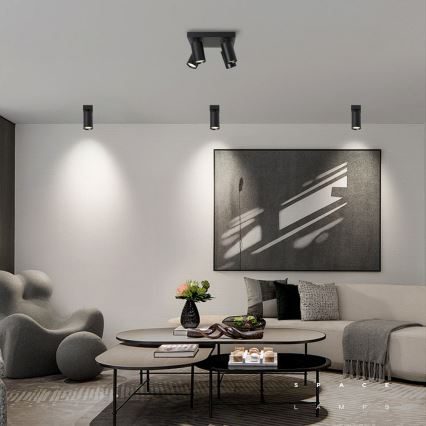 Immax NEO 07266W - LED RGB+CCT Faretto dimmerabile NEO LITE PUNTO 4xGU10/6W/230V Wi-Fi Tuya