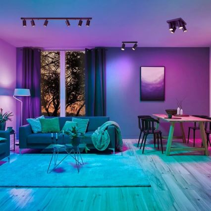 Immax NEO 07269Z - Spot LED RGB+CCT à intensité variable NEO PUNTO 6xGU10/4,8W/230V Tuya