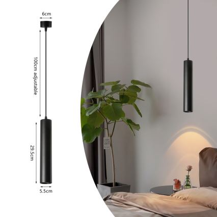 Immax NEO 07271Z - LED RGB+CCT Suspension filaire à intensité variable NEO PUNTO 1xGU10/4,8W/230V Tuya