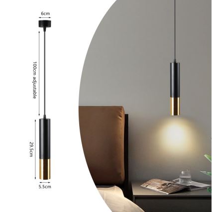 Immax NEO 07273Z - LED RGB+CCT Suspension filaire à intensité variable NEO PUNTO 1xGU10/4,8W/230V Tuya