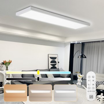 Immax NEO 07276L - Plafoniera LED dimmerabile da bagno NEO LITE FRAME LED/50W/230V IP44 Wi-Fi Tuya + telecomando bianco