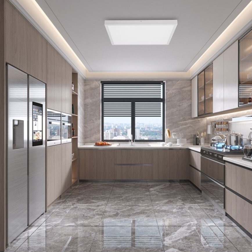 Immax NEO 07277L - Plafoniera LED dimmerabile da bagno NEO LITE FRAME LED/50W/230V IP44 Wi-Fi Tuya +remote telecomando bianco