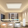 Immax NEO 07277L - Plafoniera LED dimmerabile da bagno NEO LITE FRAME LED/50W/230V IP44 Wi-Fi Tuya +remote telecomando bianco