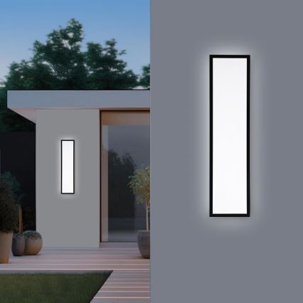 Immax NEO 07278L - Plafoniera LED dimmerabile da bagno NEO LITE FRAME LED/50W/230V IP44 Wi-Fi Tuya + telecomando nero