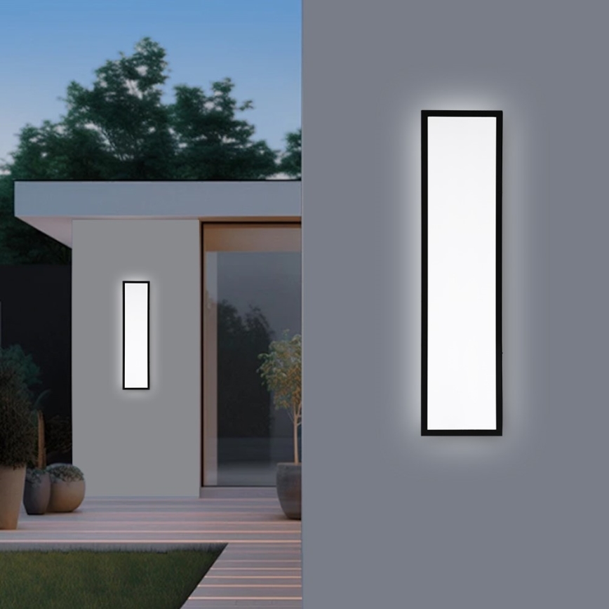 Immax NEO 07278L - Plafonnier à intensité variable salle de bain NEO LITE FRAME LED/50W/230V IP44 Wi-Fi Tuya + télécommande noir