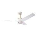 Immax NEO 07281L - Dimmbarer Deckenventilator BEAUTY mit LED+CCT, LED/18W/230V, 3000/4000/6000K, Wi‑Fi (Tuya), Ø 132 cm + Fernbedienung