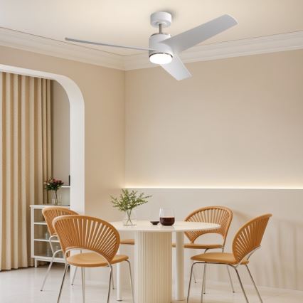 Immax NEO 07282L - LED+CCT Dimmbarer Deckenventilator BEAUTY LED/18W/230V 3000/4000/6000K Wi-Fi Tuya Ø 132 cm + Fernbedienung