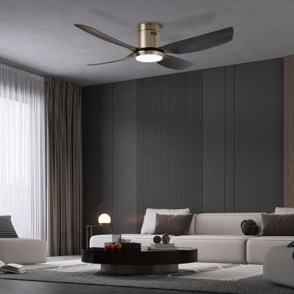 Immax NEO 07282L - LED+CCT dimmerabile ventilatore da soffitto PURE LED/24W/230V 3000/4000/6000K Wi-Fi Tuya + telecomando