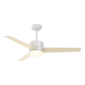 Immax NEO 07284L - LED+CCT dimmbarer Deckenventilator VARIABLE LED/24W/230V 3000/4000/6000K Wi-Fi Tuya Ø 132 cm + Fernbedienung