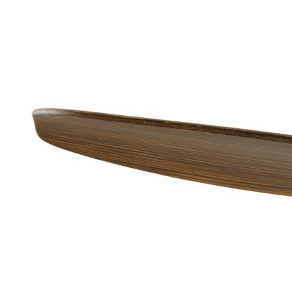 Immax NEO 07286L - Ventilateur de plafond LED WAVE LED/18W/230V Wi-Fi Tuya marron, diam. 132 cm + télécommande