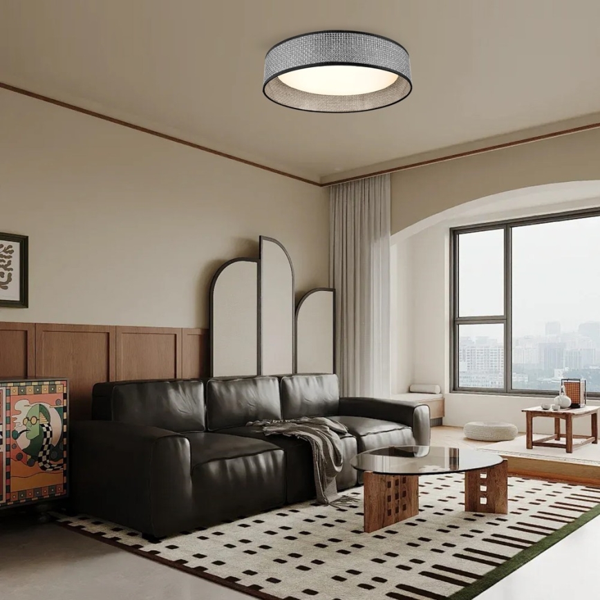 Immax NEO 07287L - Plafoniera dimmerabile LED+CCT LONA LED/36W/230V 3000-6000K Wi-Fi Tuya Ø 45,5 cm + telecomando
