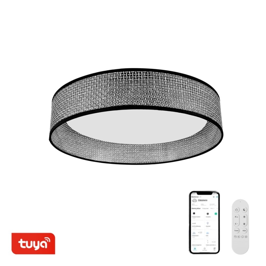 Immax NEO 07287L - Plafonnier LED+CCT dimmable LONA LED/36W/230V 3000-6000K Wi‑Fi Tuya Ø 45,5 cm + télécommande