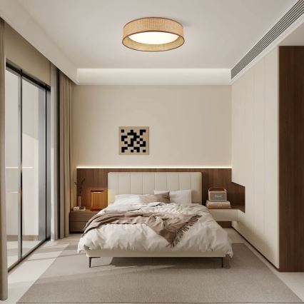 Immax NEO 07288L - Plafoniera dimmerabile LED+CCT LONA LED/36W/230V 3000-6000K Wi-Fi Tuya Ø 45,5 cm + telecomando