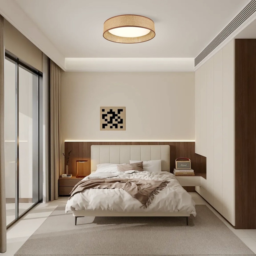 Immax NEO 07288L - Plafoniera dimmerabile LED+CCT LONA LED/36W/230V 3000-6000K Wi-Fi Tuya Ø 45,5 cm + telecomando