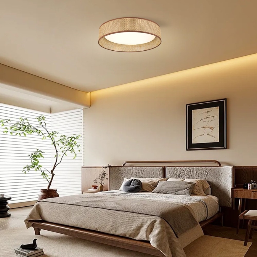 Immax NEO 07288L - Plafoniera dimmerabile LED+CCT LONA LED/36W/230V 3000-6000K Wi-Fi Tuya Ø 45,5 cm + telecomando