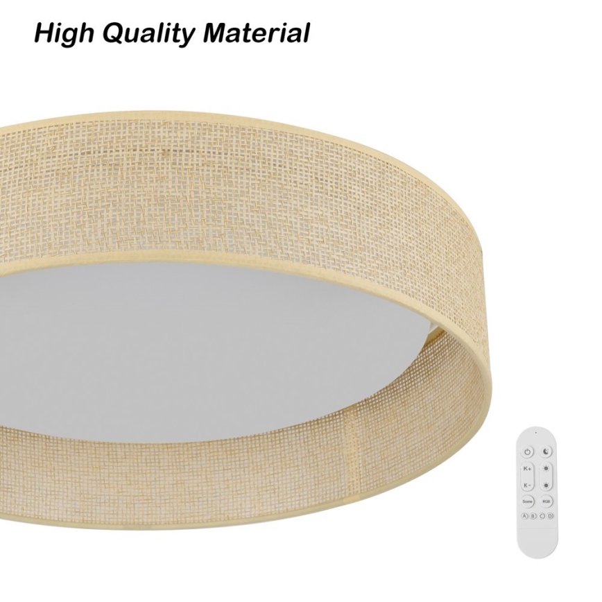 Immax NEO 07289L - Plafonnier dimmable LED+CCT LONA LED/36W/230V 3000-6000K Ø 45,5 cm + télécommande