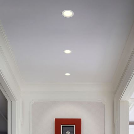 Immax NEO 07294L - Lampada da incasso LED dimmerabile DOWN, 12W/230V, Wi-Fi, Tuya  Tuya  Ø 12 cm, bianco