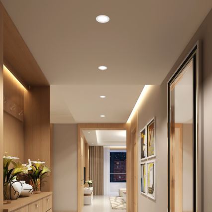 Immax NEO 07294L - Lampada da incasso LED dimmerabile DOWN, 12W/230V, Wi-Fi, Tuya  Tuya  Ø 12 cm, bianco