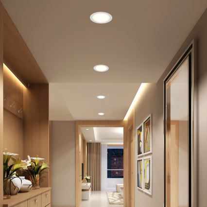 Immax NEO 07294L - Downlight da incasso LED dimmerabile 36W/230V Wi‑Fi Tuya Ø 23 cm bianco