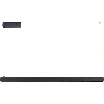 Immax NEO 07306L - Lampadario LED dimmerabile sospeso con cavo MADEIRA LED/26W/230V Wi-Fi Tuya 122 cm nero + telecomando