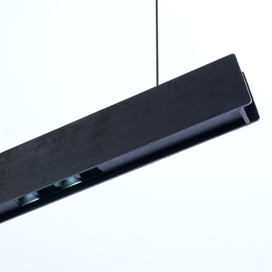 Immax NEO 07307L - Lampadario LED dimmerabile a cavo MADEIRA LED/33W/230V Wi-Fi Tuya 152 cm nero + telecomando