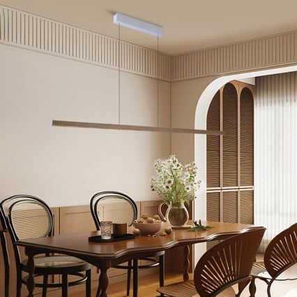 Immax NEO 07310L - Suspension LED dimmable sur câble avec capteur MADEIRA LED/37W/230V 157 cm en frêne