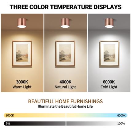 Immax NEO 07319L - Plafonnier LED dimmable RONDATE LED/18W/230V Ø 11,5 cm Wi-Fi Tuya or rose