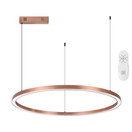 Immax NEO 07327L - Suspension LED dimmable sur câble FINO LED/55W/230V 80 cm Tuya or rose + télécommande