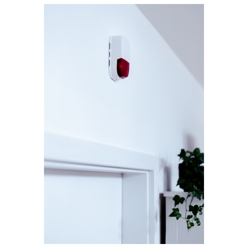 Immax NEO 07504L - Sirena smart SMART 5V/95dB ZigBee 3.0 IP65 Tuya