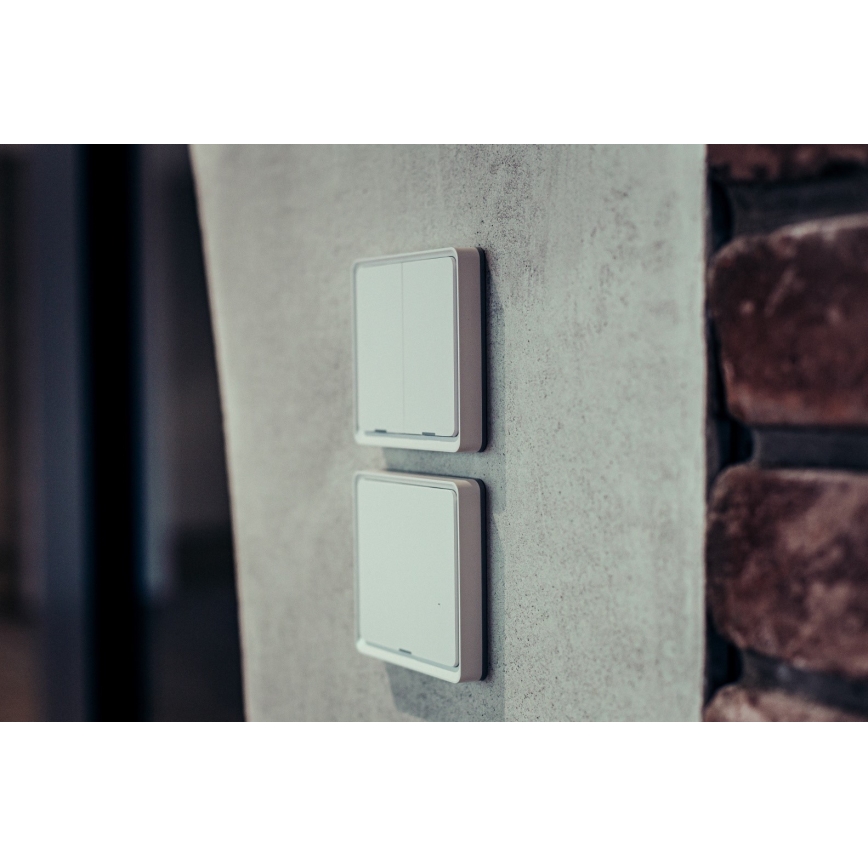 Immax NEO 07513L - Interruttore a 2 pulsanti SMART 230V Wi-Fi Tuya