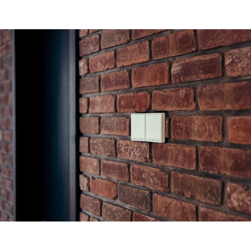 Immax NEO 07513L - Interruttore a 2 pulsanti SMART 230V Wi-Fi Tuya