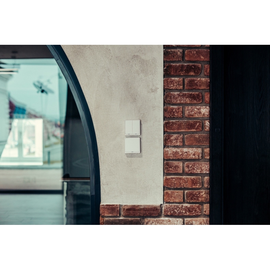 Immax NEO 07513L - Interruttore a 2 pulsanti SMART 230V Wi-Fi Tuya