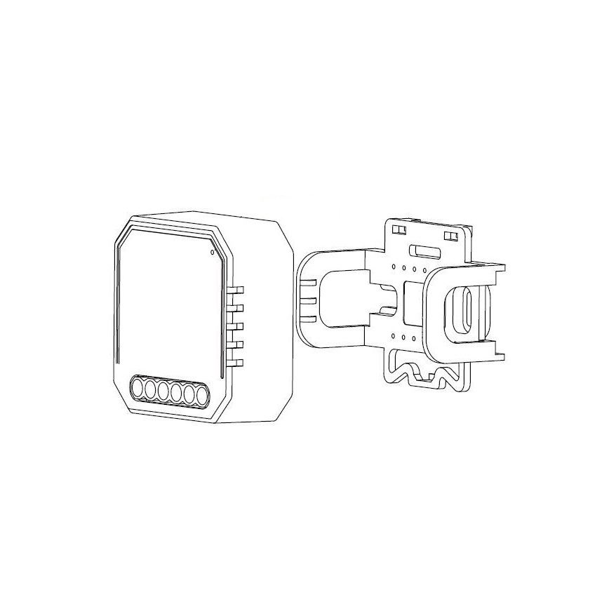 Immax NEO 07521L - Controllore smart con misurazione dei consumi V6 1 bottone Tuya