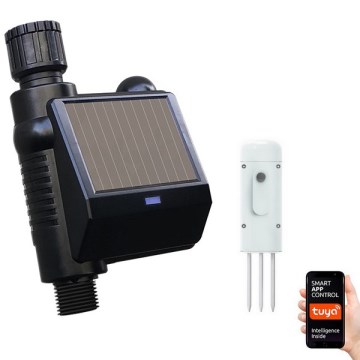 Immax NEO 07525L - Valvola di irrigazione + sensore di umidità del suolo 2xAA IP65 Tuya