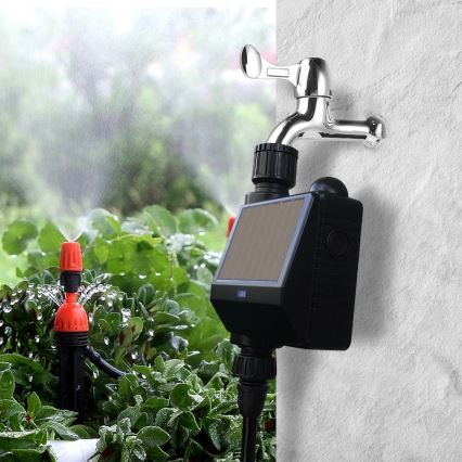Immax NEO 07525L - Valvola di irrigazione + sensore di umidità del suolo 2xAA IP65 Tuya