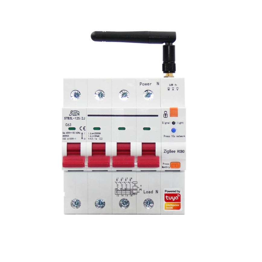 Immax NEO 07531L - Smart-Leitungsschutzschalter 3-phasig 1-63A