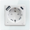 Immax NEO 07544L - Presa intelligente E 16A/230V + 1xUSB-A+1xUSB-C PD 20W Tuya Wi-Fi