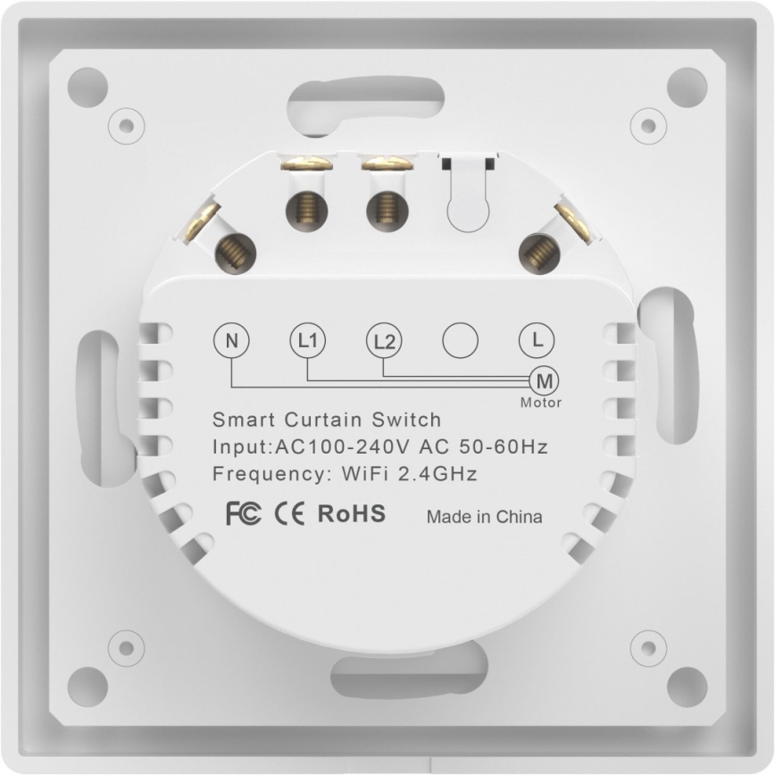 Immax NEO 07551L - Interrupteur intelligent pour commande de stores et de volets roulants 230V Tuya
