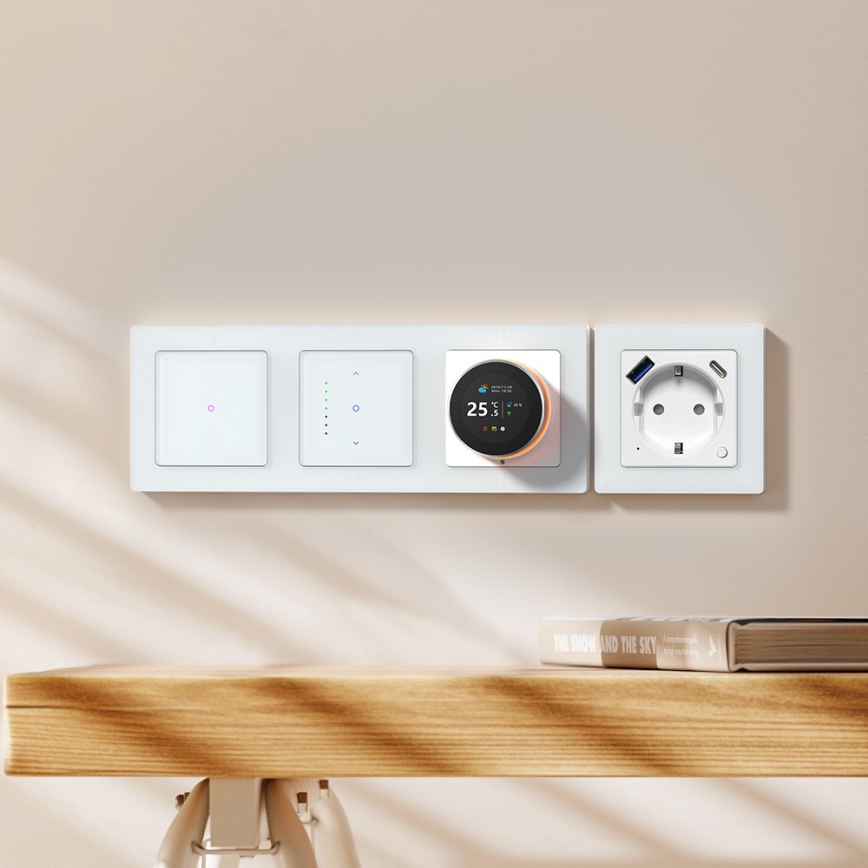 Immax NEO 07551L - Interruttore intelligente per il controllo di veneziane e tapparelle 230V Tuya