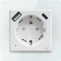 Immax NEO 07553L - Prise connectée Type E 16A/230V + 1xUSB-A+1xUSB C PD 20W Tuya