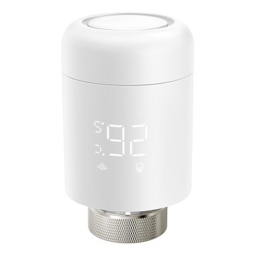 Immax NEO 07554L - Testa termostatica con alimentazione a 3 batterie AA