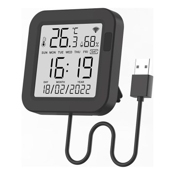 Immax NEO 07559L - Controller Wi-Fi 5V con sensore di temperatura e umidità