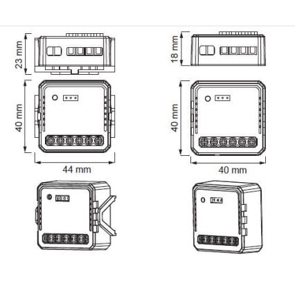 Immax NEO 07571L - Smart-Steuerung NEO LITE V7 2-Tasten Wi-Fi Tuya