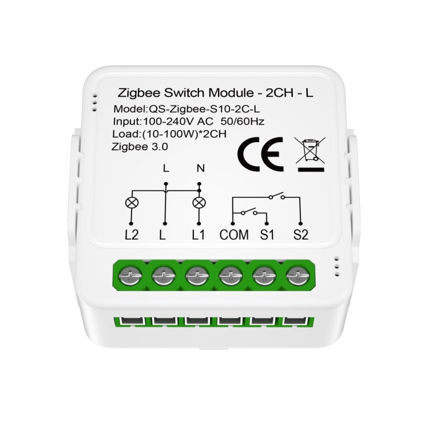 Immax NEO 07572L - Smart-Steuerung NEO LITE V8 2-Tasten Tuya