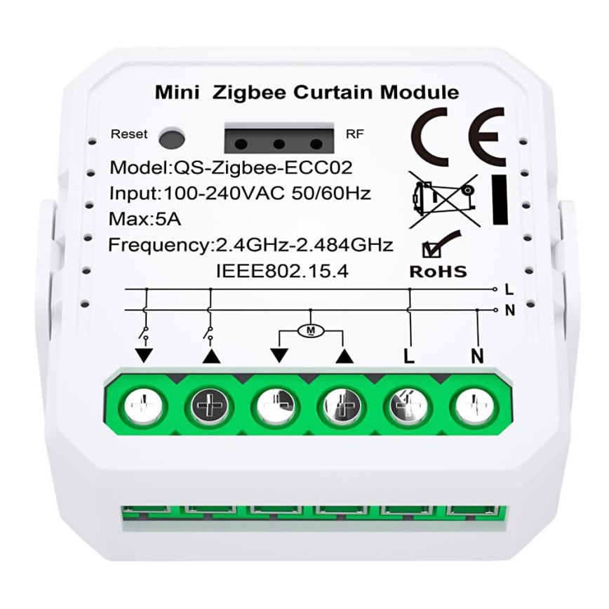 Immax Neo 07580L - Télécommande connectée pour contrôler les stores et les volets Tuya