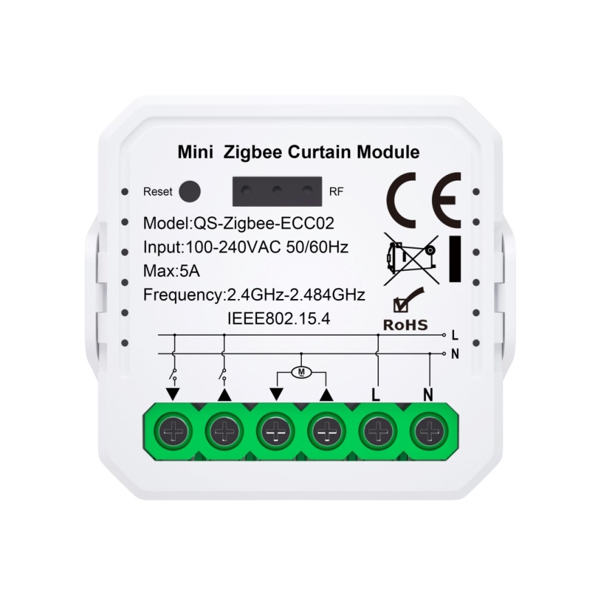 Immax Neo 07580L - Télécommande connectée pour contrôler les stores et les volets Tuya