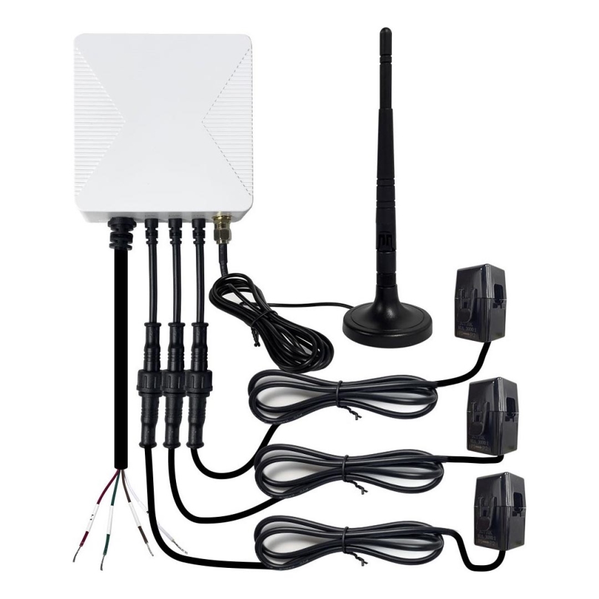 Immax NEO 07581L -Contatore intelligente di consumo elettrico trifase Wi-Fi Tuya