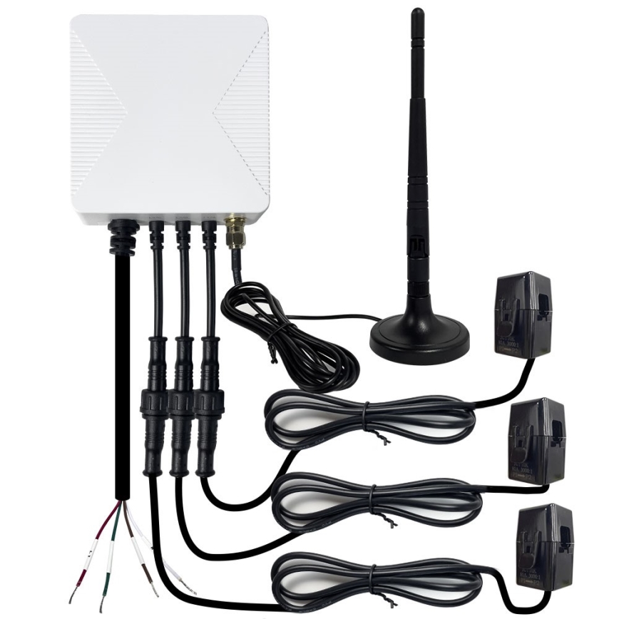 Immax NEO 07581L -Contatore intelligente di consumo elettrico trifase Wi-Fi Tuya