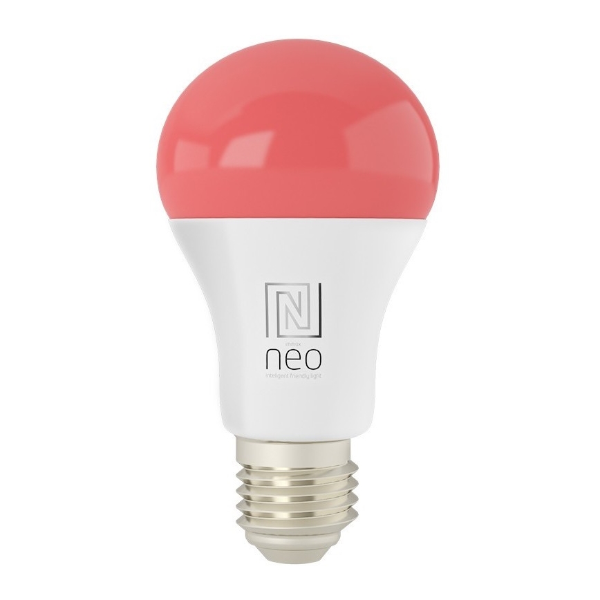 Immax NEO 07712CDO - LOT x3 Ampoule à intensité variable LED RGB+CCT E27/9W/230V Wi-Fi Tuya + télécommande